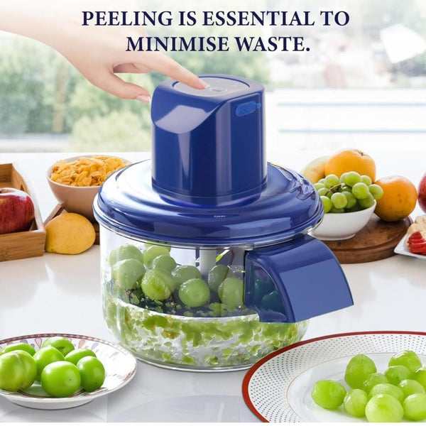 Electric Fruit & Vegetable Peeler Machine – One-Touch Automatic Peeling & Cutting for Effortless Kitchen Prep